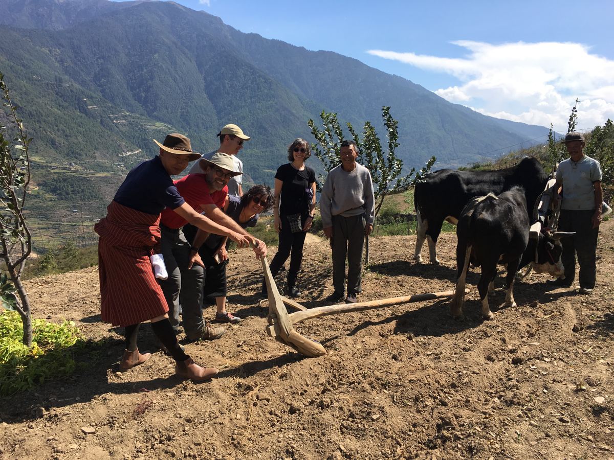 A planting day with family and friends
