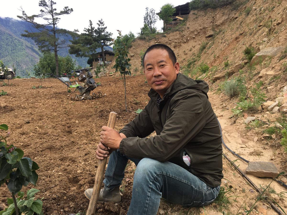 A rest in the field after a long day